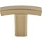 Elements 1-1/2" Overall Length Satin Bronze Square Thatcher Cabinet "T" Knob 859T-SBZ - alternate 4